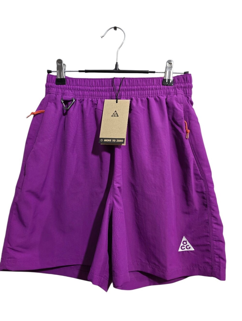 Nike ACG Women's 4" Loose Fit High Rise Purple Shorts DV9535-505 Size XS